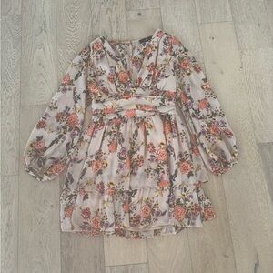 Lulus Floral Dress Small